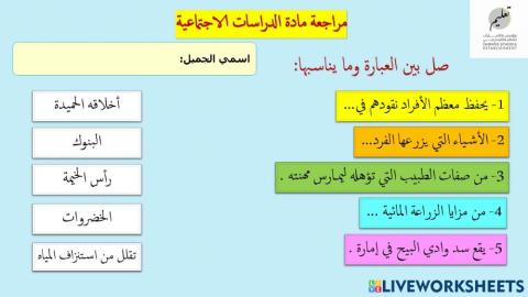 مراجعة اجتماعيات