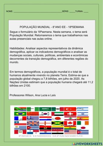 População mundial