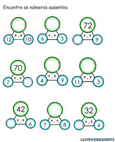 Operações Matemáticas