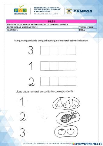 Educação Infantil - Números