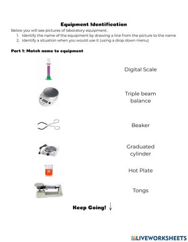 Science Equipment Identification