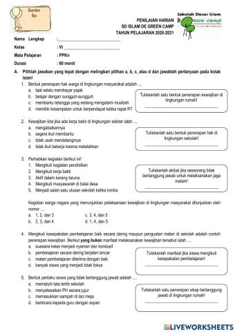 PH 3 PPKn- Hak, Kewajiban, dan Tanggung Jawab