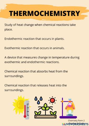 Thermochemistry