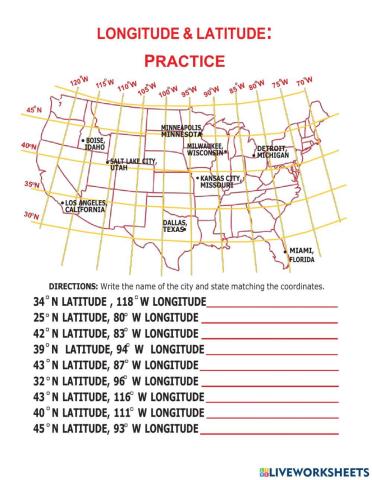 Latitude and Longitude