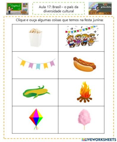 O que tem na festa junina?