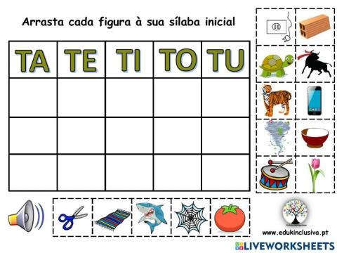 Jogo interativo – sílabas – ta-te-ti-to-tu