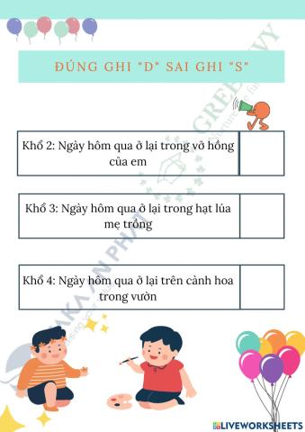 Tập đọc Ngày hôm qua đâu rồi