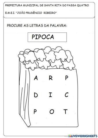 Letras da palavra