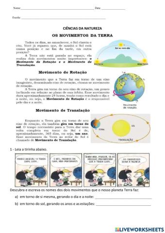 Movimentos da Terra