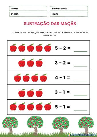 Subtração