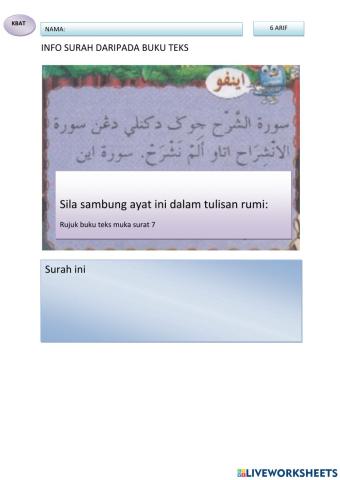 Info surah al- insyirah