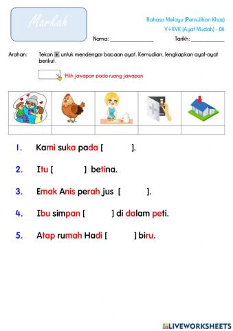 Perkataan V+KVK