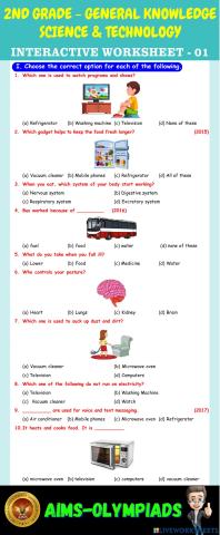 2nd-general knowledge-ps01-science & technology