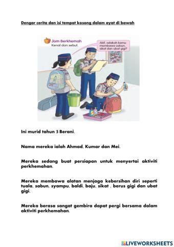 Menjaga kebersihan diri