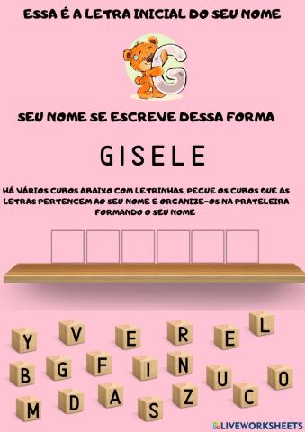 Nome próprio - Gisele