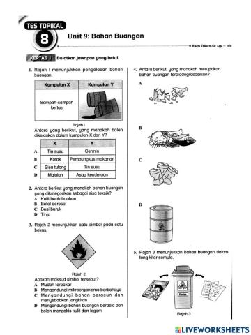 Unit 9 bahan buangan