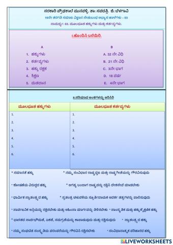 ಸಾಮರ್ಥ್ಯ: 03. ಮೂಲಭೂತ ಹಕ್ಕುಗಳು ಮತ್ತು ಕರ್ತವ್ಯಗಳು