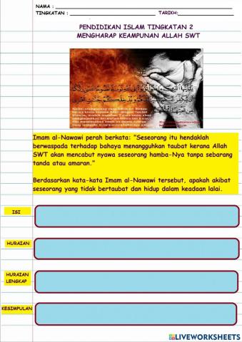 KBAT Pendidikan Islam