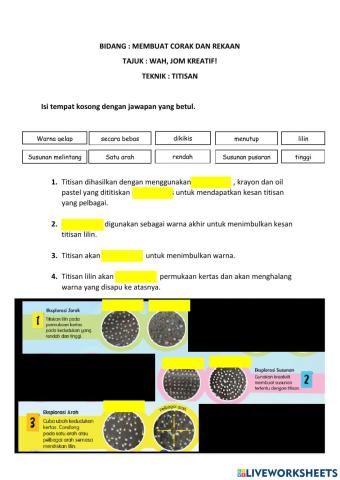 Lembaran kerja titisan tahun 5