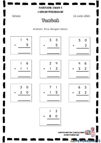 Matematik Tahun 1