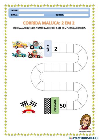 Corrida Maluca: 2 em 2