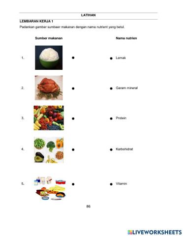 Nutrient Makanan