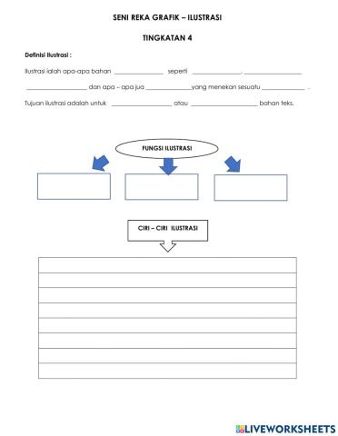 Seni reka grafik - ilustrasi tingkatan 4
