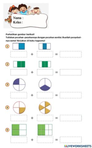 Lkpd matematika pecahan