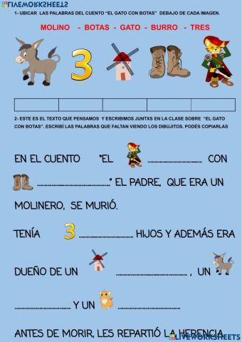 Cuento Gato con botas