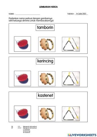 Mengenal alat perkusi (PPKI)