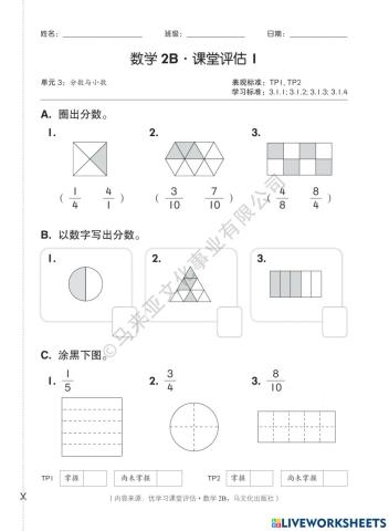 分数