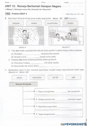 Unit12: Remaja Berhemah Harapan Negara