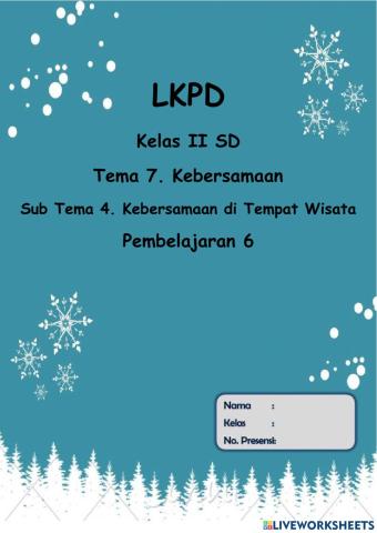 Lkpd kelas 2 tema 7