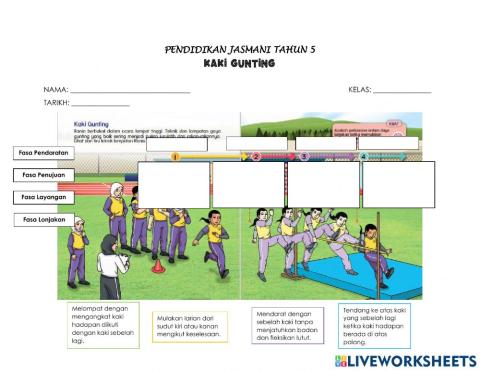 PJ Tahun 5 - Kaki Gunting