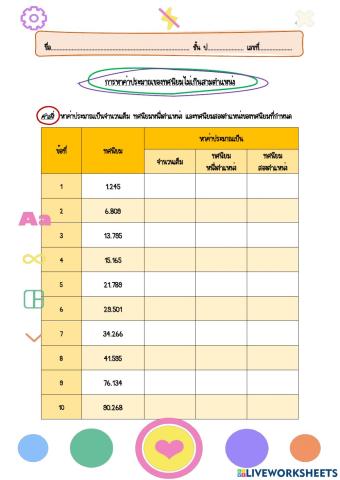 การประมาณค่าทศนิยม ป.5