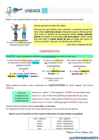 Comparativos