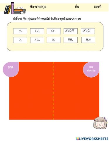 ธาตุและสารประกอบ