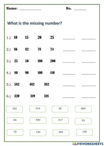 Number Pattern