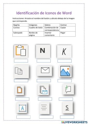 Iconos de Word