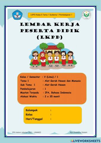 LKPD Kelas 5 (Kelompok)