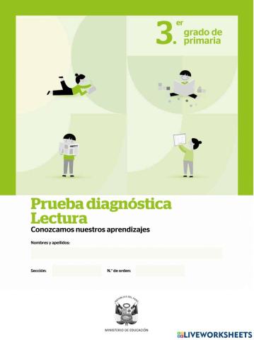 Prueba de diagnostico 3° parte 1