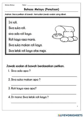 Latihan Bacaan Bergred 【5】