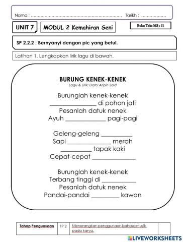 Burung Kenek-Kenek