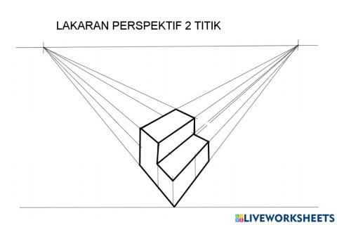 Lakaran perspektif 2 titik