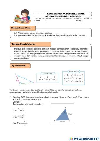 LKPD aturan sinus cosinus