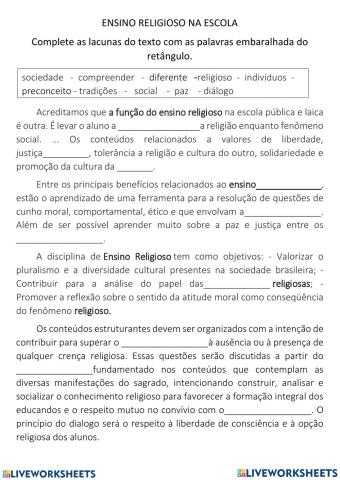 Ensino Religioso