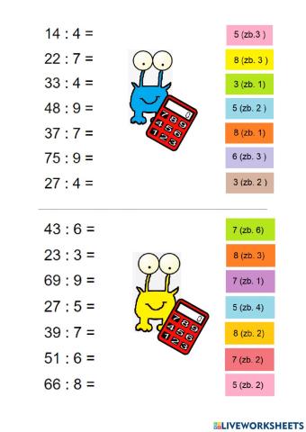 Division with reminder 2