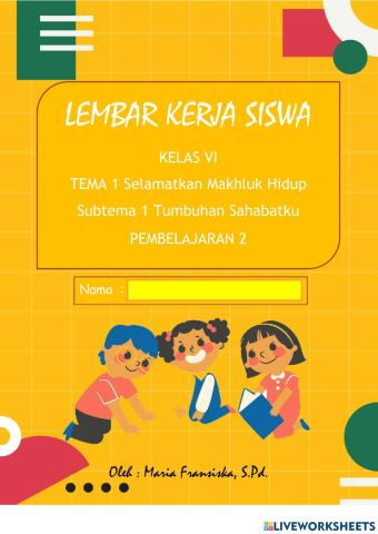 Kelas VI Tema 1 Subtema 1 Pembelajaran 2