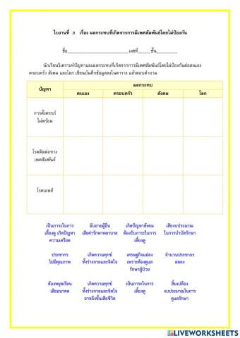 ใบงานที่ 3