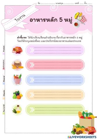 อาหารและสารอาหาร